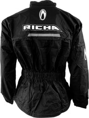 Richa Rain Warrior Waterproof Motorcycle Over Jacket - Black