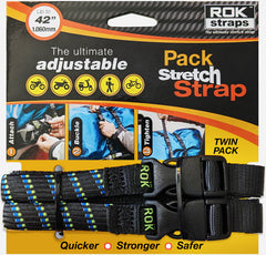 ROK Straps - Pack Stretch Strap - Black/Blue/Green 359