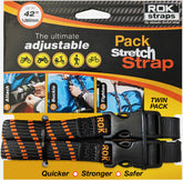 ROK Straps - Pack Stretch Strap - Black/Orange 360