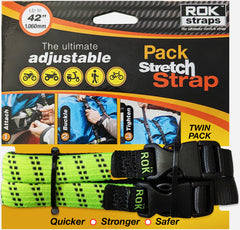 ROK Straps - Pack Stretch Strap - Green/Black 361