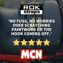 ROK Straps - Pack Stretch Strap - Black/Orange 360