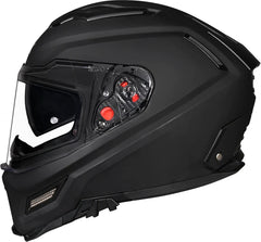 SMK Agnar Full Face Motorcycle Helmet - Matt Black