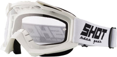 Shot Assault Motocross Goggles - Gloss White