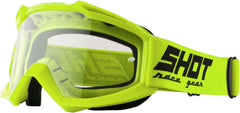 Shot Assault Motocross Goggles - Gloss Neon Yellow