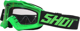 Shot Assault Motocross Goggles - Neon Green