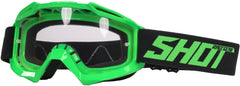 Shot Assault Motocross Goggles - Neon Green