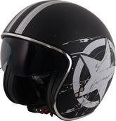 Stealth Open Face Motorcycle Helmet - Star Rider