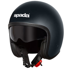 Spada Ace Open Face Motorcycle Helmet - Matt Black