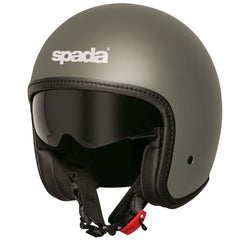 Spada Ace Open Face Motorcycle Helmet - Matt Grey