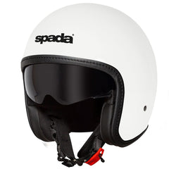 Spada Ace Open Face Motorcycle Helmet - Pearl White