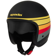 Spada Ace Ranger Open Face Motorcycle Helmet - Matt Black
