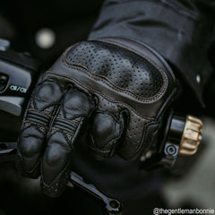 Spada Corso CE Motorcycle Gloves - Black/Brown