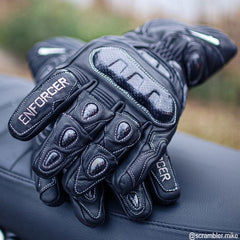 Spada Enforcer CE Motorcycle Winter Gloves - Black