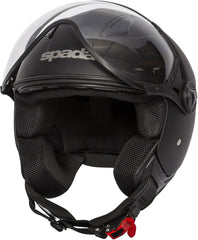 Spada Hellion 06 Open Face Motorcycle Helmet - Matt Black