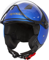 Spada Hellion 06 Open Face Motorcycle Helmet - Matt Blue