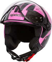 Spada Hellion 06 Open Face Motorcycle Helmet - Twist Pink