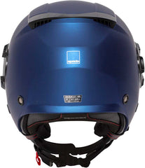 Spada Lycan 06 Open Face Motorcycle Helmet - Matt Blue