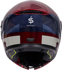 Spada Orion 2 Flip Up Motorcycle Helmet - Allure Red/Blue