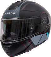Spada Orion 2 Element Flip Up Motorcycle Helmet - Black/Grey/Red/Blue