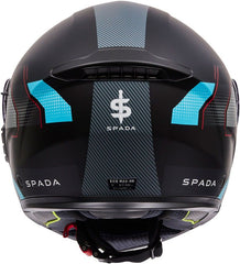 Spada Orion 2 Element Flip Up Motorcycle Helmet - Black/Grey/Red/Blue