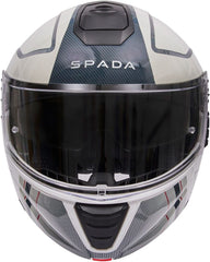 Spada Orion 2 Element Flip Up Motorcycle Helmet - White/Grey/Red
