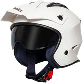 Spada Rock 06 Open Face Motorcycle Helmet - White