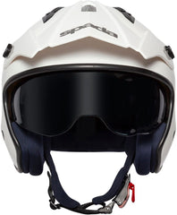 Spada Rock 06 Open Face Motorcycle Helmet - White