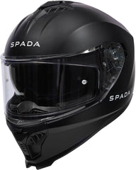 Spada SP18 Full Face Motorcycle Helmet - Matt Black