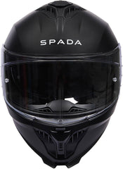 Spada SP18 Full Face Motorcycle Helmet - Matt Black