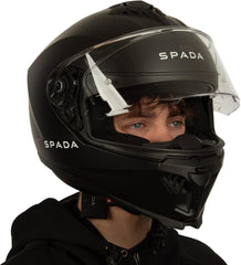 Spada SP18 Full Face Motorcycle Helmet - Matt Black