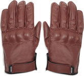 Spada Wyatt CE Motorcycle Gloves - Oxblood