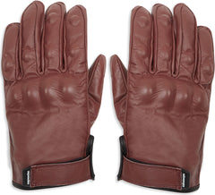Spada Wyatt CE Motorcycle Gloves - Oxblood