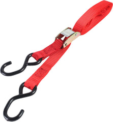 Bike It 4 Piece Red Autolock Tiedown