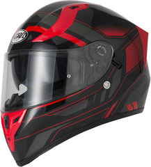 Vcan H128 Full Face Motorcycle Helmet - Helvet Red
