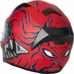 Vcan H128 Full Face Motorcycle Helmet - Mordhi Matt Red