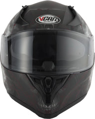 Vcan H128 Full Face Motorcycle Helmet - Rage