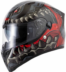 Vcan H128 Full Face Motorcycle Helmet - Titan Grey