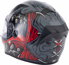 Vcan H128 Full Face Motorcycle Helmet - Titan Grey