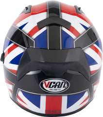 Vcan H128 Full Face Motorcycle Helmet - Union Jack