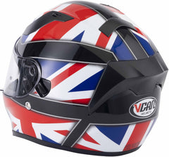 Vcan H128 Full Face Motorcycle Helmet - Union Jack