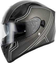 Vcan H128 Full Face Motorcycle Helmet - Vector Carbon