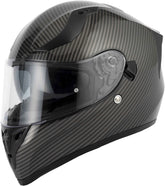 Vcan H128 Full Face Motorcycle Helmet - Venom Carbon