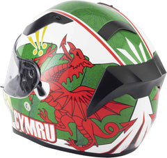 Vcan H128 Full Face Motorcycle Helmet - Wales