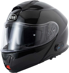 Vcan H272 Flip Up Motorcycle Helmet - Gloss Black