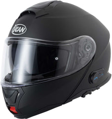 Vcan H272 Flip Up Motorcycle Helmet - Matt Black