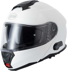 Vcan H272 Flip Up Motorcycle Helmet - Gloss White