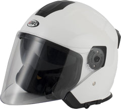 Vcan H586 Open Face Motorcycle Helmet - White