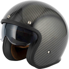 Vcan H589 Open Face Motorcycle Helmet - Delta Carbon