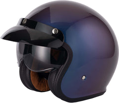 Vcan H589 Open Face Motorcycle Helmet - Gradient Purple