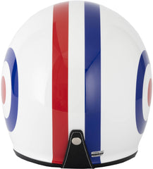 Vcan H589 Open Face Motorcycle Helmet - Roundel